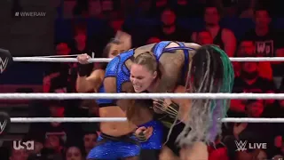 Ronda Rousey & Shayna Baszler vs. Kayden Carter & Katana Chance - WWE RAW 6/5/2023