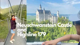 Drive from Munich to Neuschwanstein Castle and Highline 179 (St Coloman Church and Lechfall)