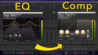 Never EQ before Compression!