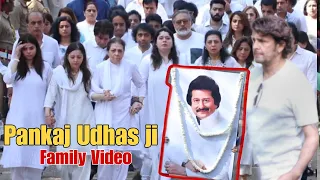 Pankaj Udhas Ji Family Can't Handle Themselves Sonu Nigam Shows Support | Pankaj Udhas Last Journey