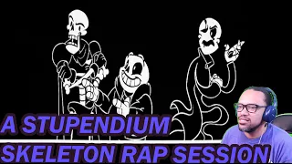 REACTION: WAY DEEPER DOWN | 2023 REMASTER | Undertale Skeleton Rap! - STUPENDIUM