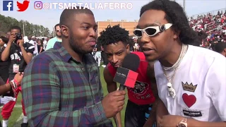 Takeoff Interview:21 Savage Hops In Interview To Show Love, Ferro & Takeoff Talk Their 1st Interview