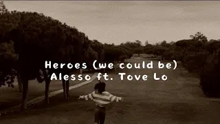 Alesso ft. Tove Lo- Heroes (we could be) Lyrics 🎶 #alesso #heroes