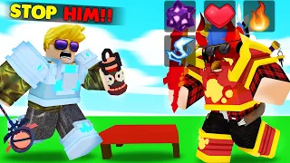 They Called ME A HACKER For Using 4 Enchantments... (ROBLOX BEDWARS)