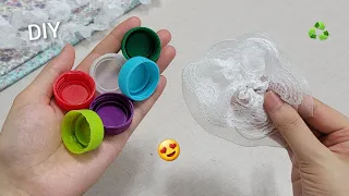 I make MANY and SELL them all! Super Recycling Idea with Plastic bottle cap - Reuse tips