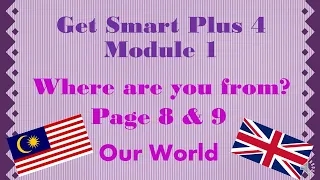 【English Year 4】Get Smart Plus 4 Module 1: Where are you from? (page 8 and 9)