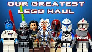 Our Greatest Lego Star Wars Minifigure Haul Review Unboxing Yet! Maglus Revan Tunic Ahsoka P2 Rex 4K