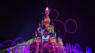 [4K] NEW Disney D-Light - Full Show (with 200 drones) - Disneyland Paris 30th Anniversary 2022