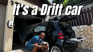 Building my smart car into a drift car