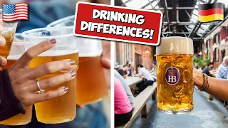 4 Drinking & Alcohol Differences! (USA vs Germany)