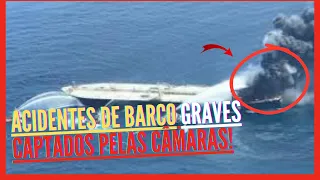 Acidentes De Barco Graves Captados Pelas Câmaras! #fatosdesconhecidos #curiosidades