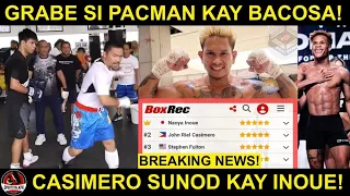 Grabe TURO ni Pacquiao kay Bacosa! | Haney gagawin PANALO! | Casimero SUNOD kay Inoue!