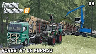 Transporting BIG Logs with The CamPeR | Forestry On Kornau |Farming Simulator 19 | Episode 8