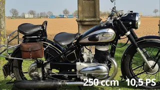 Honda SL 125 (1972) und Triumph BDG 250 H (1953)