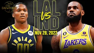 Los Angeles Lakers vs Indiana Pacers Full Game Highlights | Nov 28, 2022 | FreeDawkins