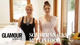 DIY - 3 gesunde Sommer-Snacks von Epi-Food I einfach, schnell & lecker I GLAMOUR Fitness Motivation