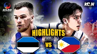 Gilas Pilipinas vs Estonia Highlights | FIBA World Cup 2023 tune-up game #fibawc