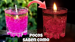 NUNCA MAS vuelvas a comprar VELAS! Como hacer una vela ecológica, casera e infinita (MUY FACIL)