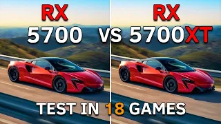 RX 5700 vs RX 5700 XT | Test In 18 Games at 1080p | 2023