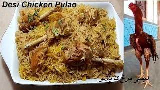 Desi Chicken Pulao Recipe I دیسی مرغ کا پلائو I by SR Kitchen