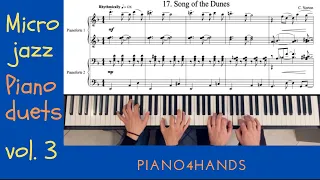 C. Norton - 17. Song of the Dunes - Microjazz Piano duets collection 3 for piano four hands (score)