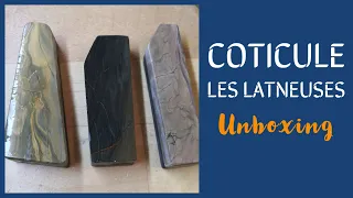 Coticule (les latneuses) stone unboxing, first impressions.