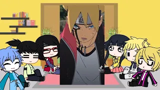 Boruto's Past Friends React To Tik Toks |gacha club| Borusara Skit 😄 itz peachy  sunlight