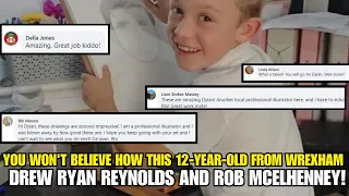 12-Year-Old Wrexham Boy's Incredible Drawings of Ryan Reynolds, Rob McElhenney Will Blow Your Mind!