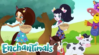 Прыжки в жатву! 🎵🌻 ❤️Enchantimals Россия ❤️ Урожайные поля 0+