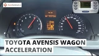 Toyota Avensis Wagon 2.0 152 hp - acceleration 0-100 km/h