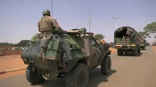 French soldiers arrive in Niamey from the western Niger to begin withdrawal | AFP