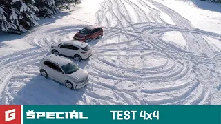 VW TIGUAN - HONDA CR-V - HYUNDAI TUCSON - TEST SUV 4x4 ENG SUB DUNLOP WS5