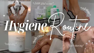 SUMMER HYGIENE ROUTINE | glass skin, *relaxing* clean girl feminine + body care, smell good all day