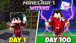 I Survived 100 Days As A WIZARD In Minecraft Hardcore HINDI... Episode - 1