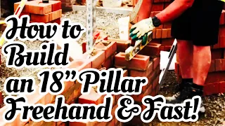 Bricklaying Vlog - Boundary Wall Build - Freehand Pillar Building! & Footing’s Talk? - Part 2