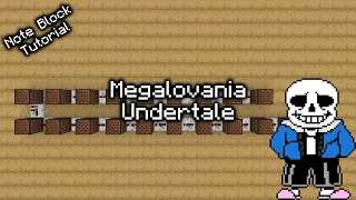 Undertale - Megalovania -  MinecraftNote Block Tutorial