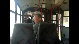 Поездка на ростовском автобусе 46 маршрут. MERCEDES-BENZ O345G