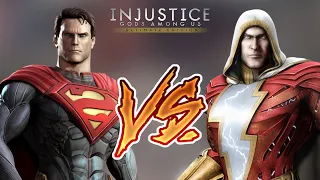 Injustice Gods Among Us - Superman Vs. Shazam (Hard) Walkthrough | RozZ99