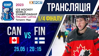 🧊 Хокей. Чемпіонат Світу. Канада – Фінляндія. Пряма трансляція  / 25.05.23 /  @xsportua