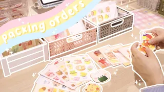 ✨Packing Orders ✨- ASMR & Relaxing Music | Small Business Sticker Shop