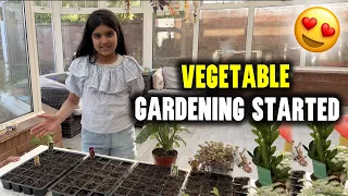 Vegetable Gardening started for 2024 🪴☺️| Kitchen Garden training