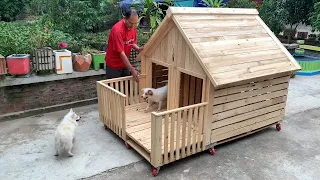 Amazing Ideas Reusable Timber Project - Build A Wooden House For Your Dog