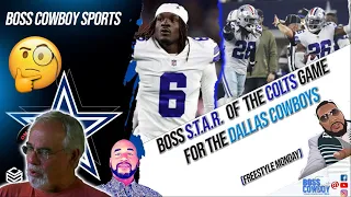 Boss S.T.A.R. of  the Dallas Cowboys versus the Colts  (Bonus: Brad Sham reaction)