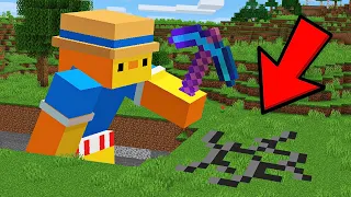 FIQUEI GIGANTE NO MINECRAFT E QUEBREI TUDO!!!!