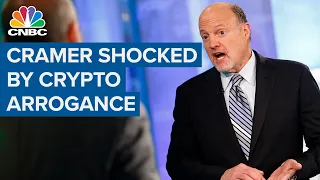 I am shocked by the level of arrogance from crypto enthusiasts, says Jim Cramer