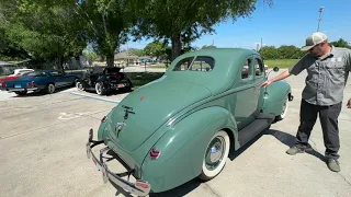 1940 FORD DELUXE TEST DRIVE FOR SALE COAST MOTOR COMPANY PALMETTO FL@Classiccarsconnection-mq6bx