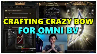 [PoE] Crafting crazy bow for Omni Blade Vortex - Stream Highlights #733