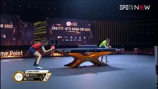 Hina Hayata VS Manika Batra tranh giải 3 đơn nữ châu Á năm 2022