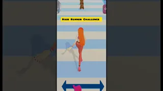 Dancing Hair Run🔥😍💗🔥|Long hair runner #short #games #reels #gaming #gameplay