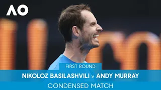 Nikoloz Basilashvili v Andy Murray Condensed Match (1R) | Australian Open 2022